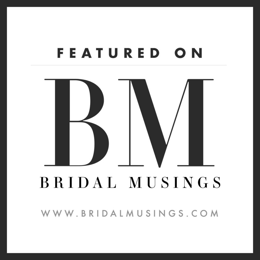 Bridal Musings featured in logo